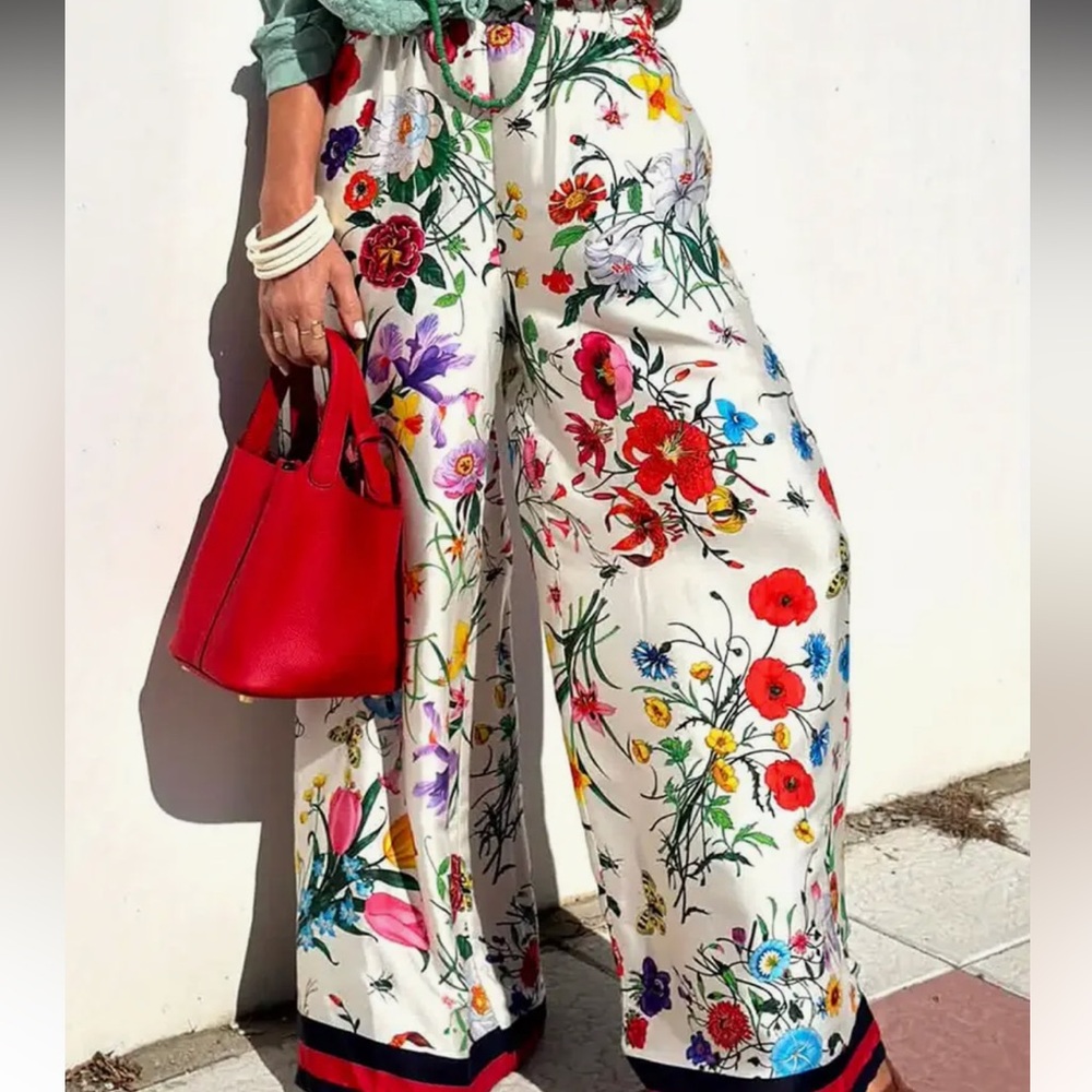 FLORAL GUCCI STYLE LOUNGE WEAR - Picture 4 of 5